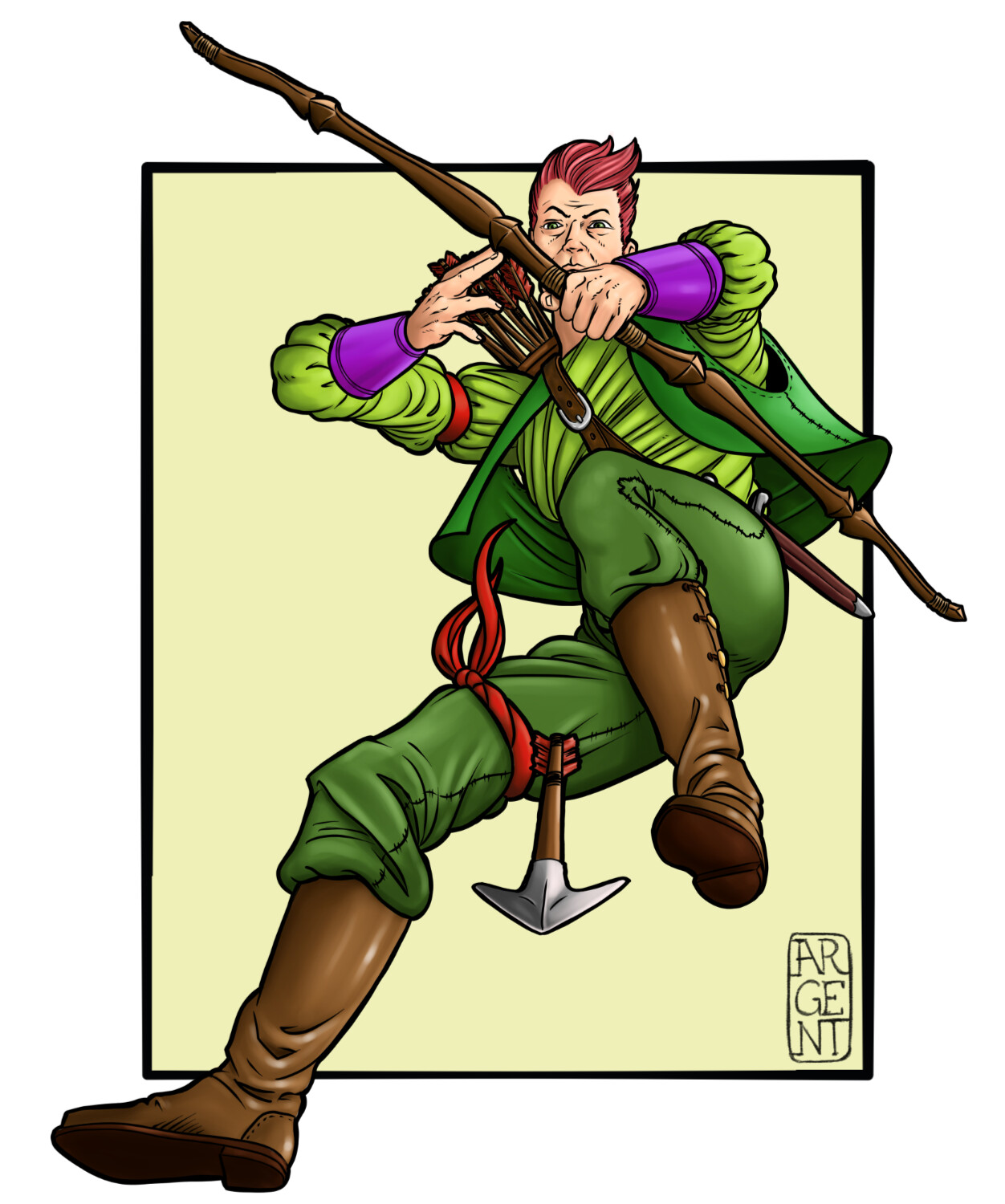 Shooting Arrow - Color
