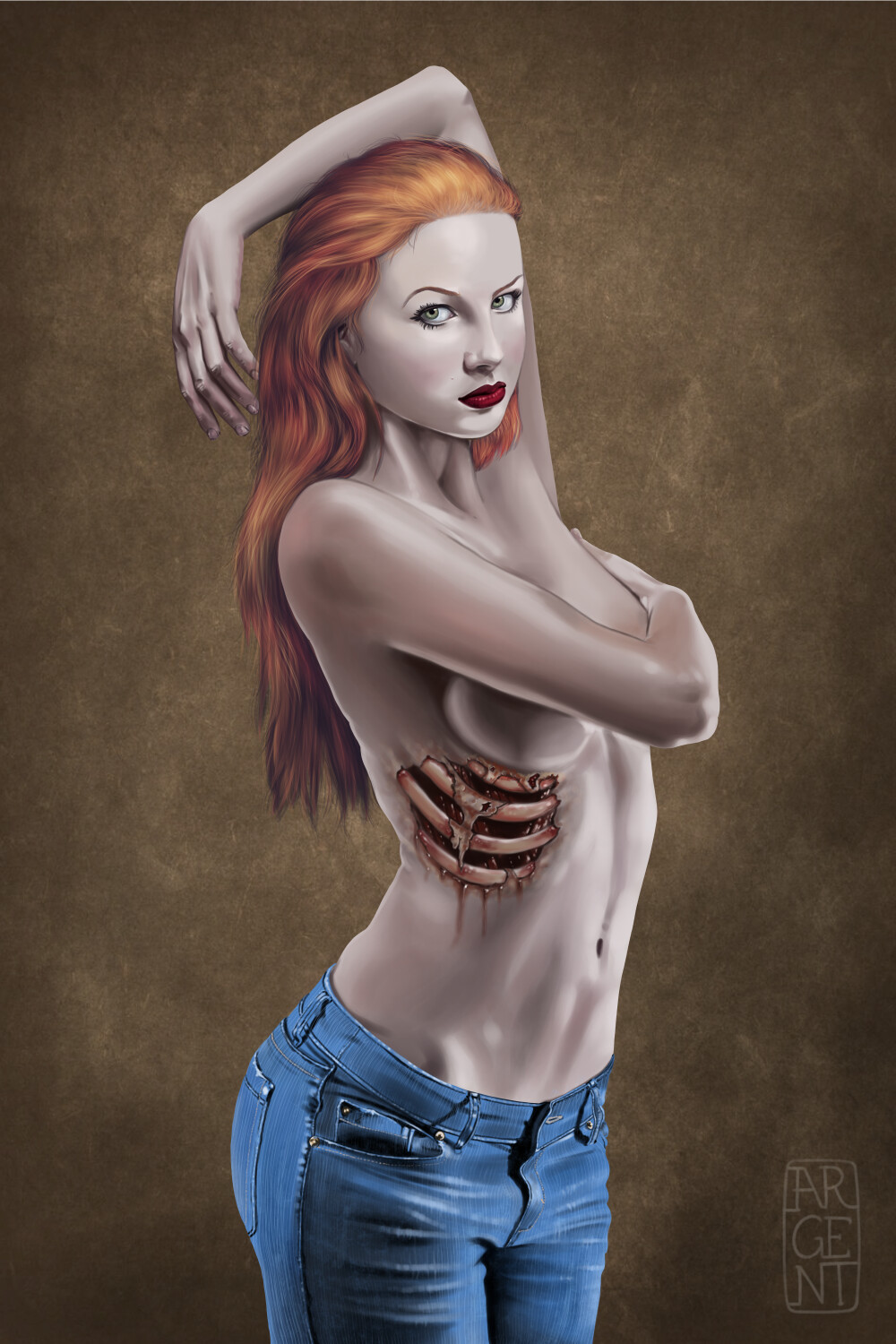 Attractive Zombie Woman